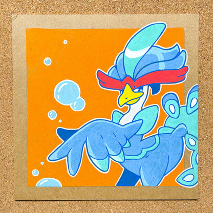 💧 Quaquaval 💧 Posca Pen Wooden Board