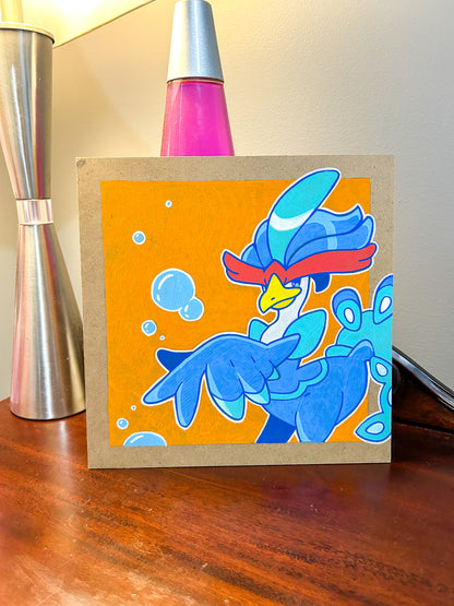 💧 Quaquaval 💧 Posca Pen Wooden Board