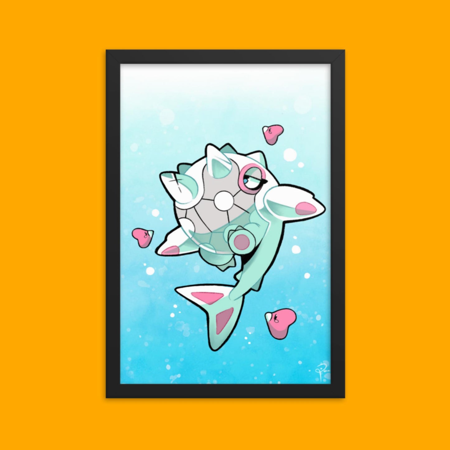 Pokemon Scarlet & Violet Cetitan Framed Poster