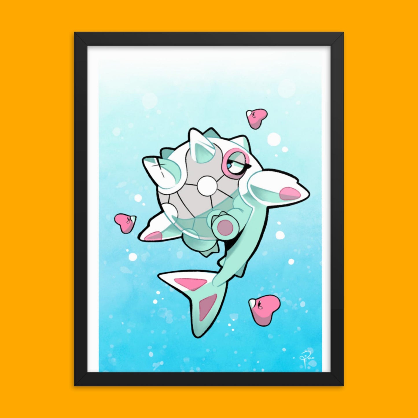 Pokemon Scarlet & Violet Cetitan Framed Poster