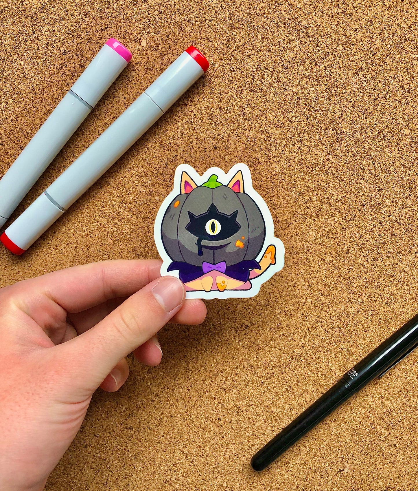 Pumpkin Cat | Halloween Sticker