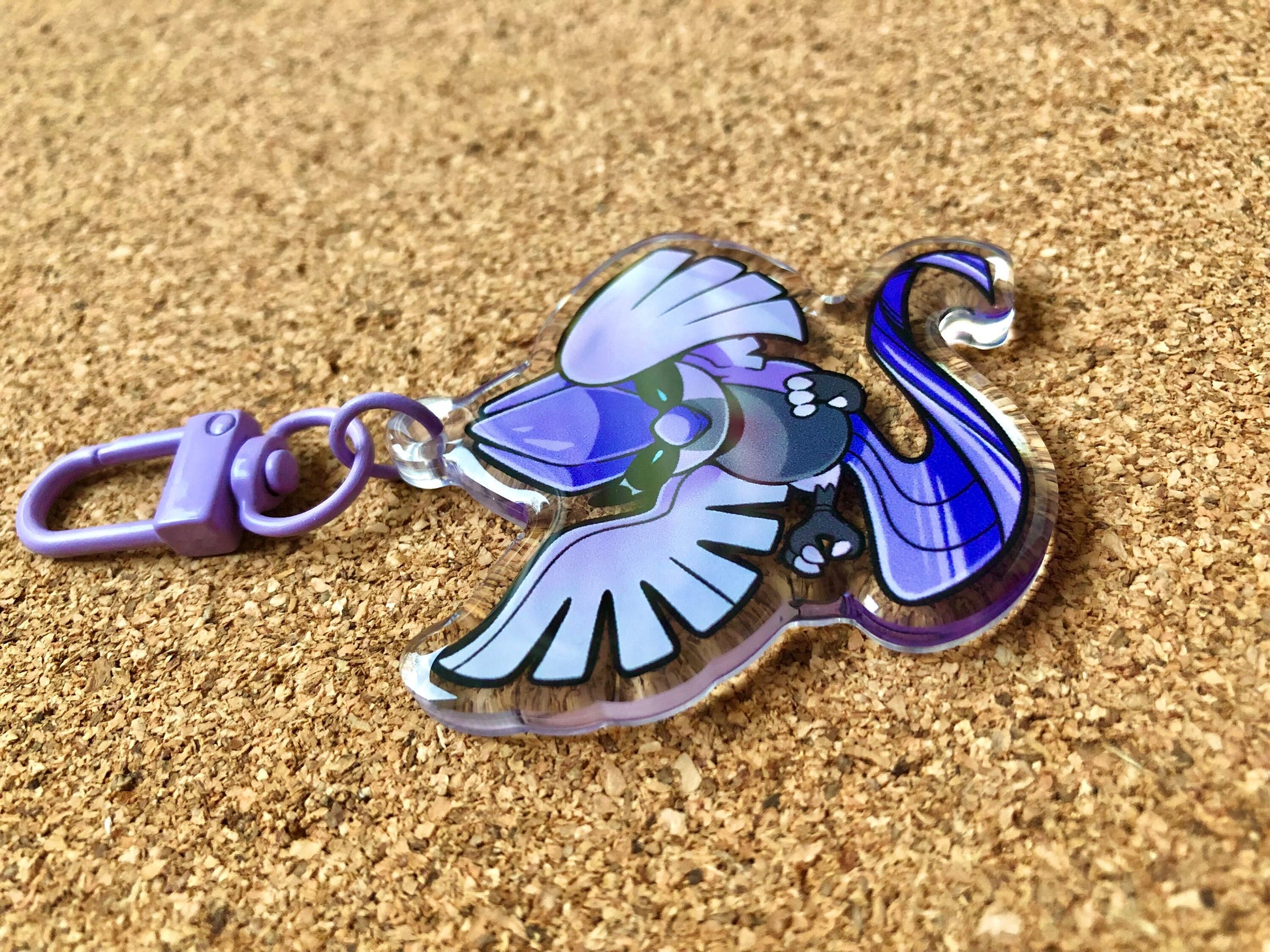 Galarian Articuno Keychain | Pokemon Keychain