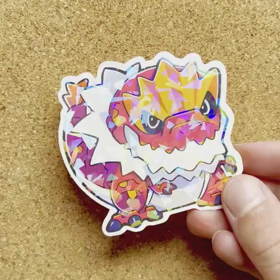 Tyrantrum Sticker I Pokemon Holographic Sticker