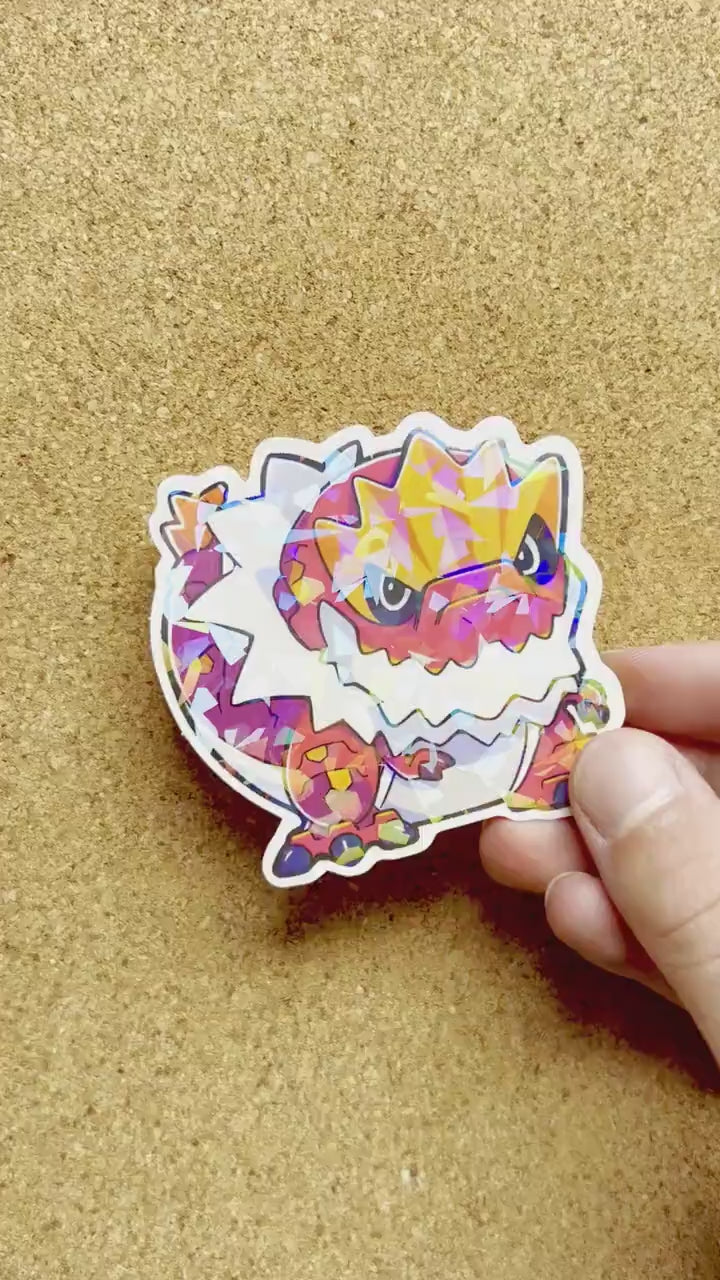 Tyrantrum Sticker I Pokemon Holographic Sticker