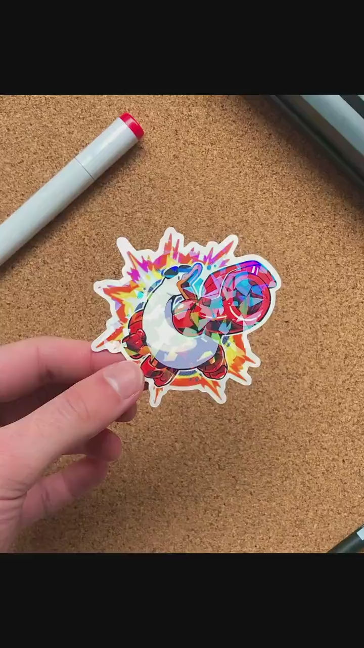 Mighty Goose I Holographic Sticker