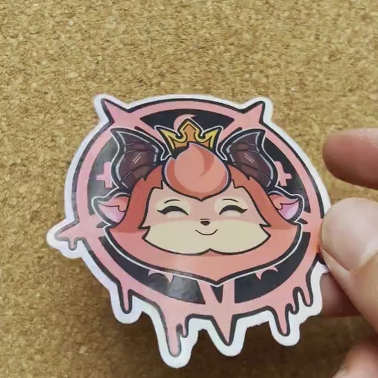 League of Legends I Devil Teemo Holographic I Halloween Sticker