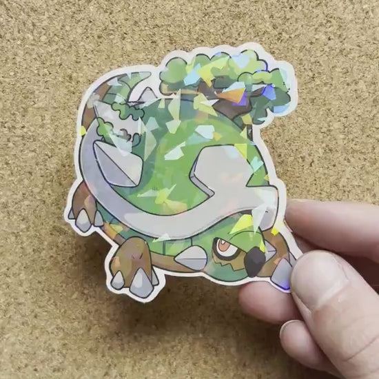 Torterra Sticker I Pokemon Holographic Sticker