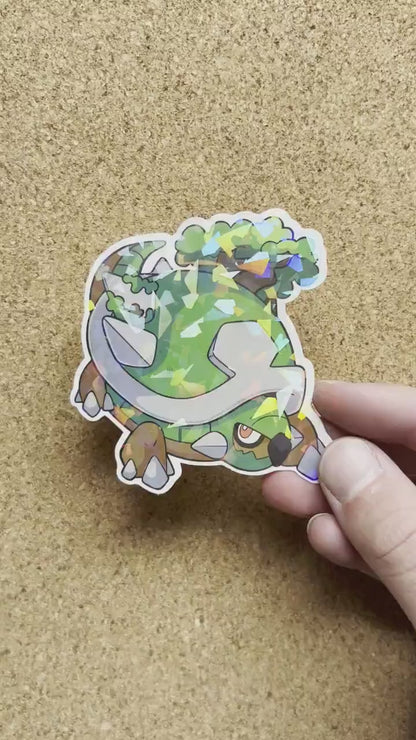 Torterra Sticker I Pokemon Holographic Sticker