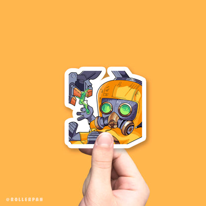 Hazmat Heimerdinger Sticker | League of Legends | LoL Stickers