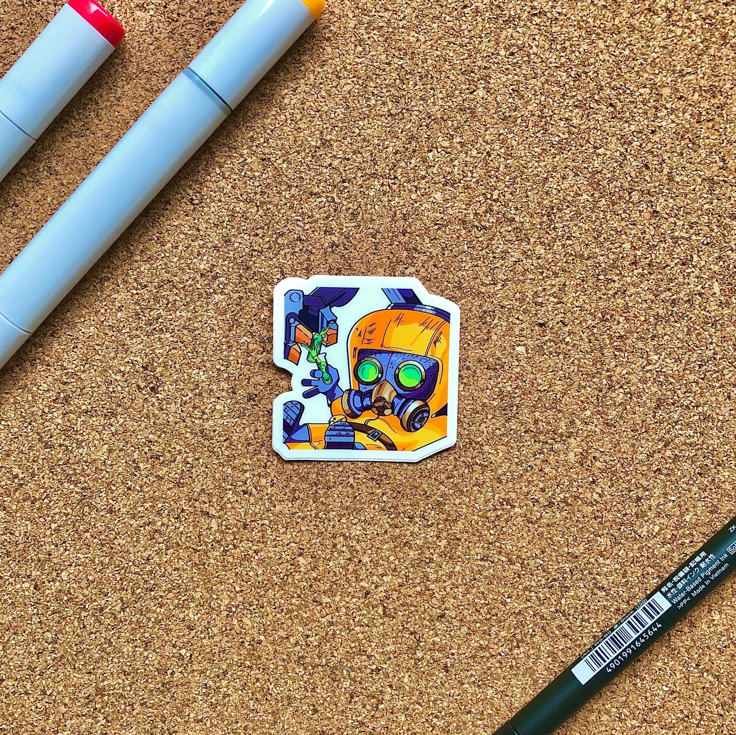 Hazmat Heimerdinger Sticker | League of Legends | LoL Stickers