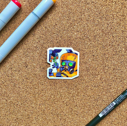 Hazmat Heimerdinger Sticker | League of Legends | LoL Stickers