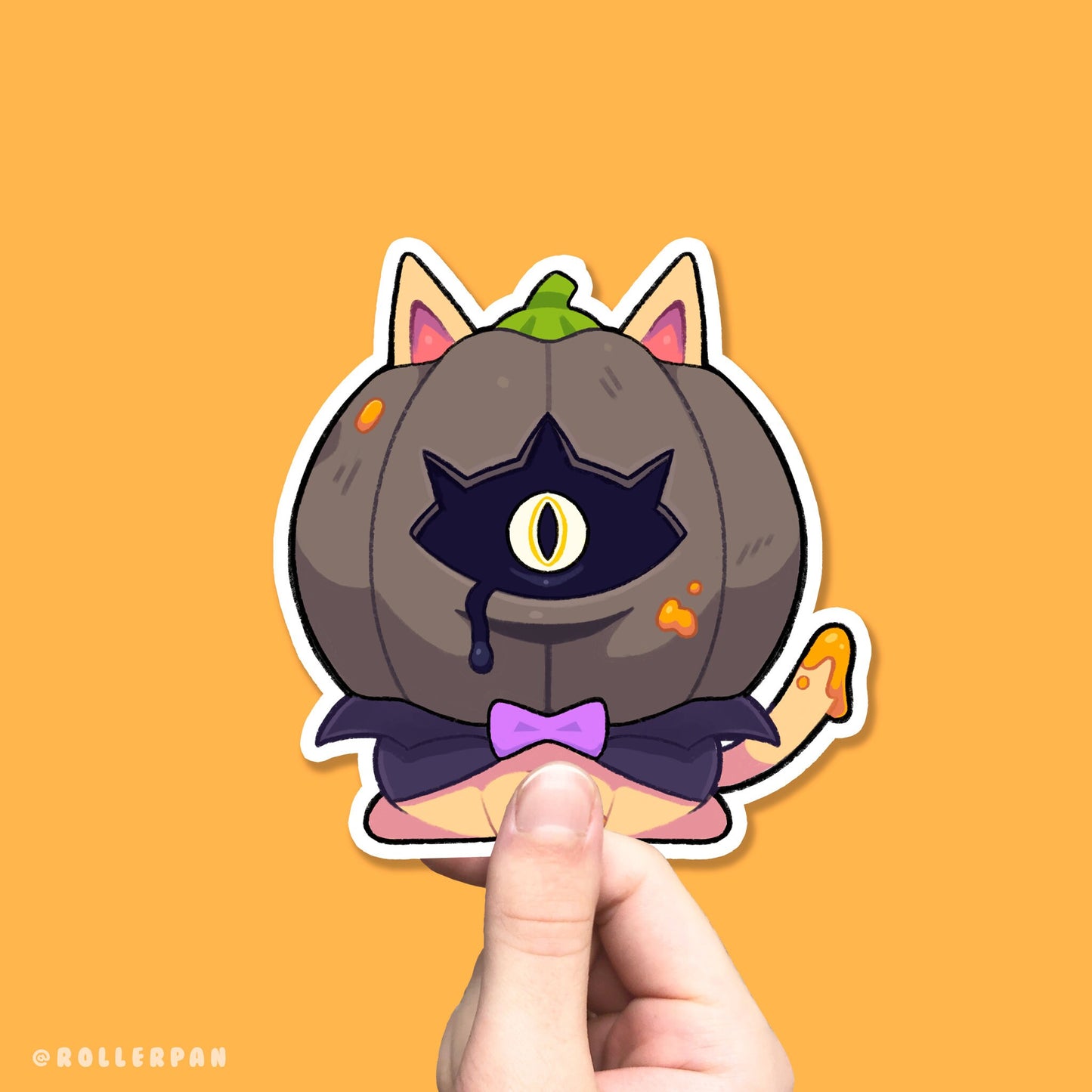 Pumpkin Cat | Halloween Sticker