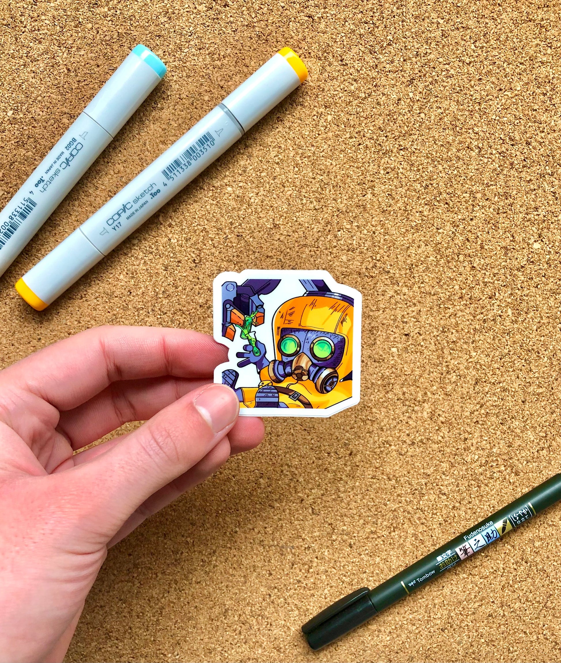 Hazmat Heimerdinger Sticker | League of Legends | LoL Stickers