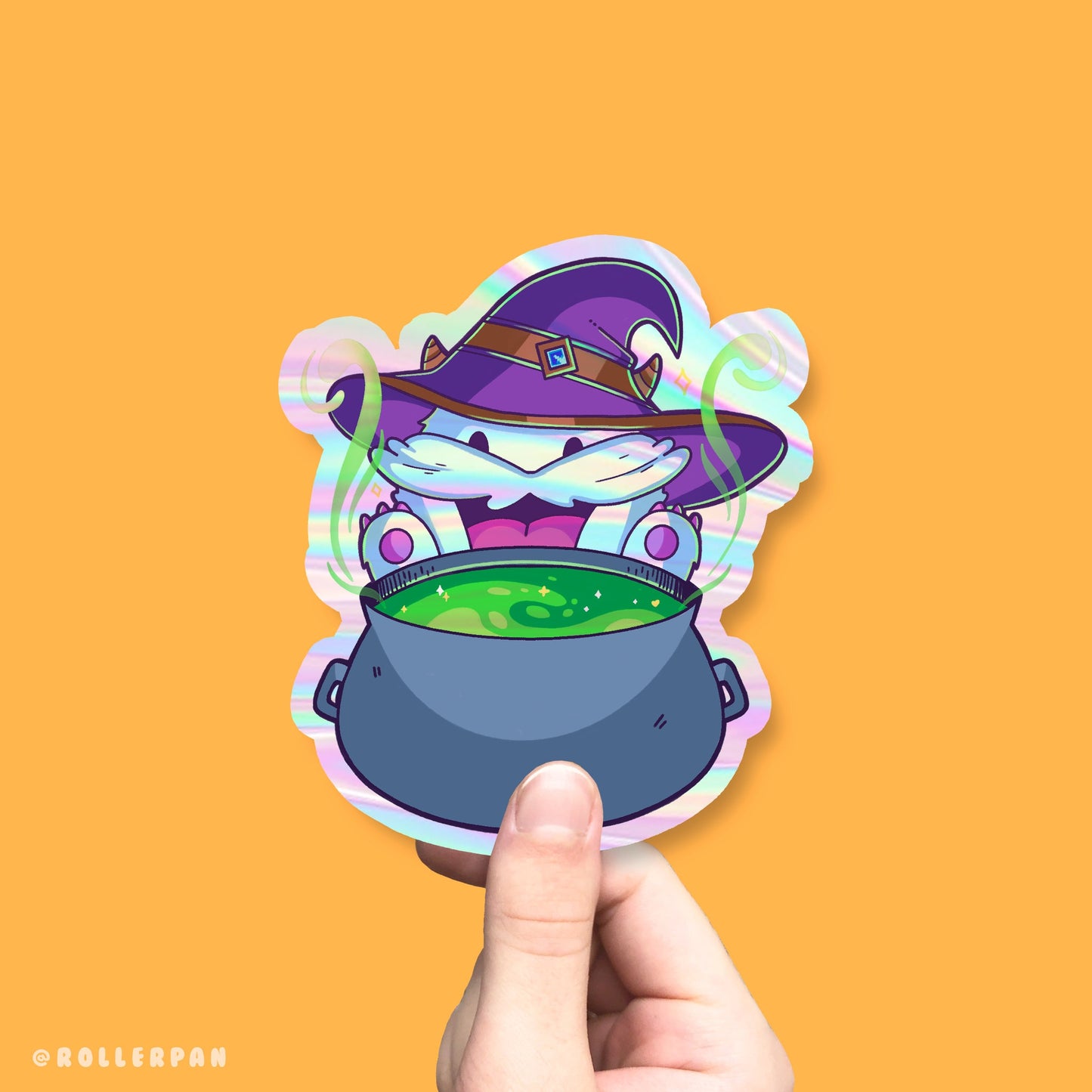 League of Legends | Wizard Poro Sticker | Holographic