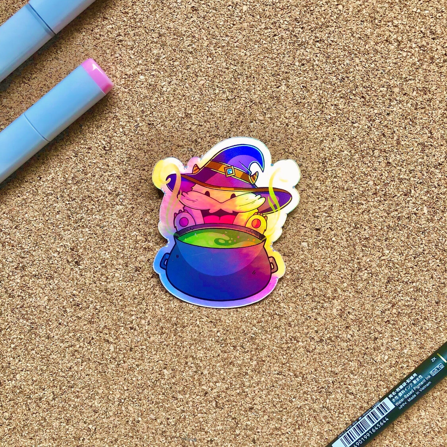 League of Legends | Wizard Poro Sticker | Holographic