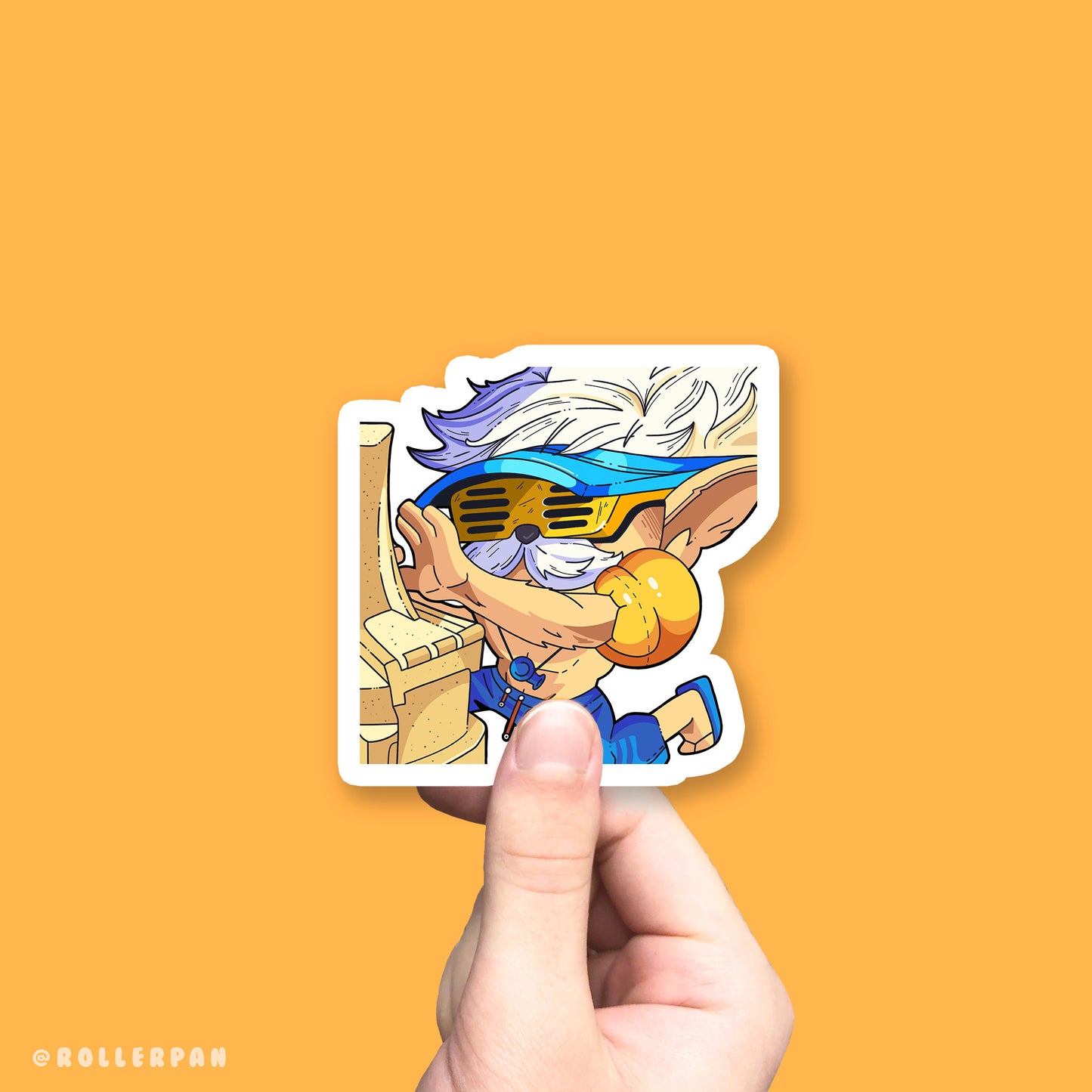 Pool Party Heimerdinger Sticker | League of Legends | LoL Stickers