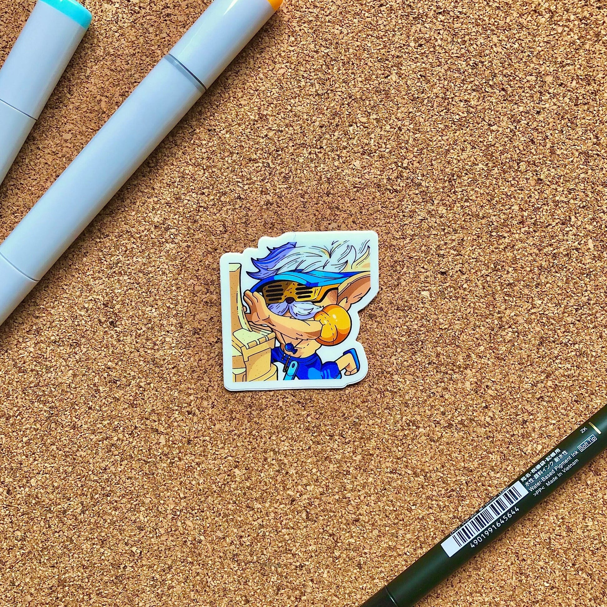 Pool Party Heimerdinger Sticker | League of Legends | LoL Stickers