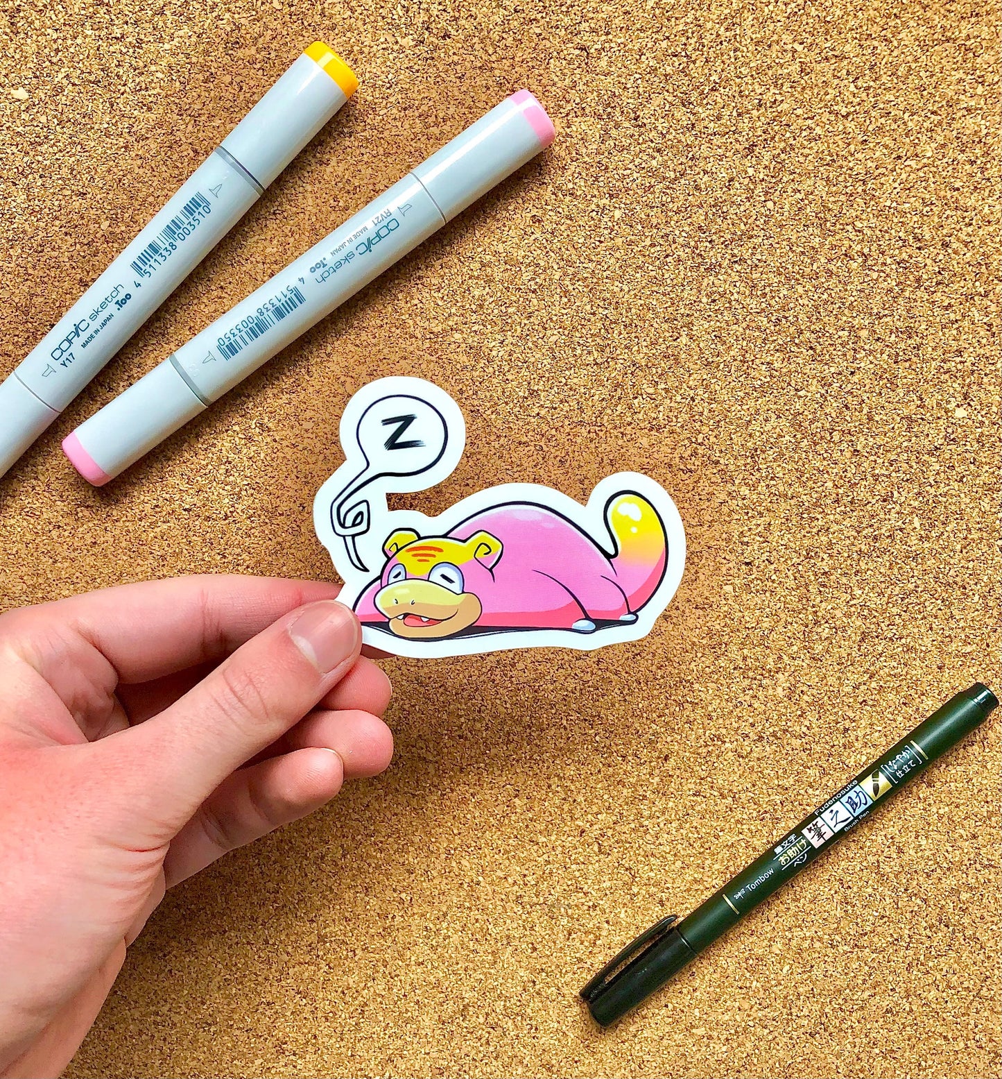 Sleeping Galarian Slowpoke | Cute Sticker