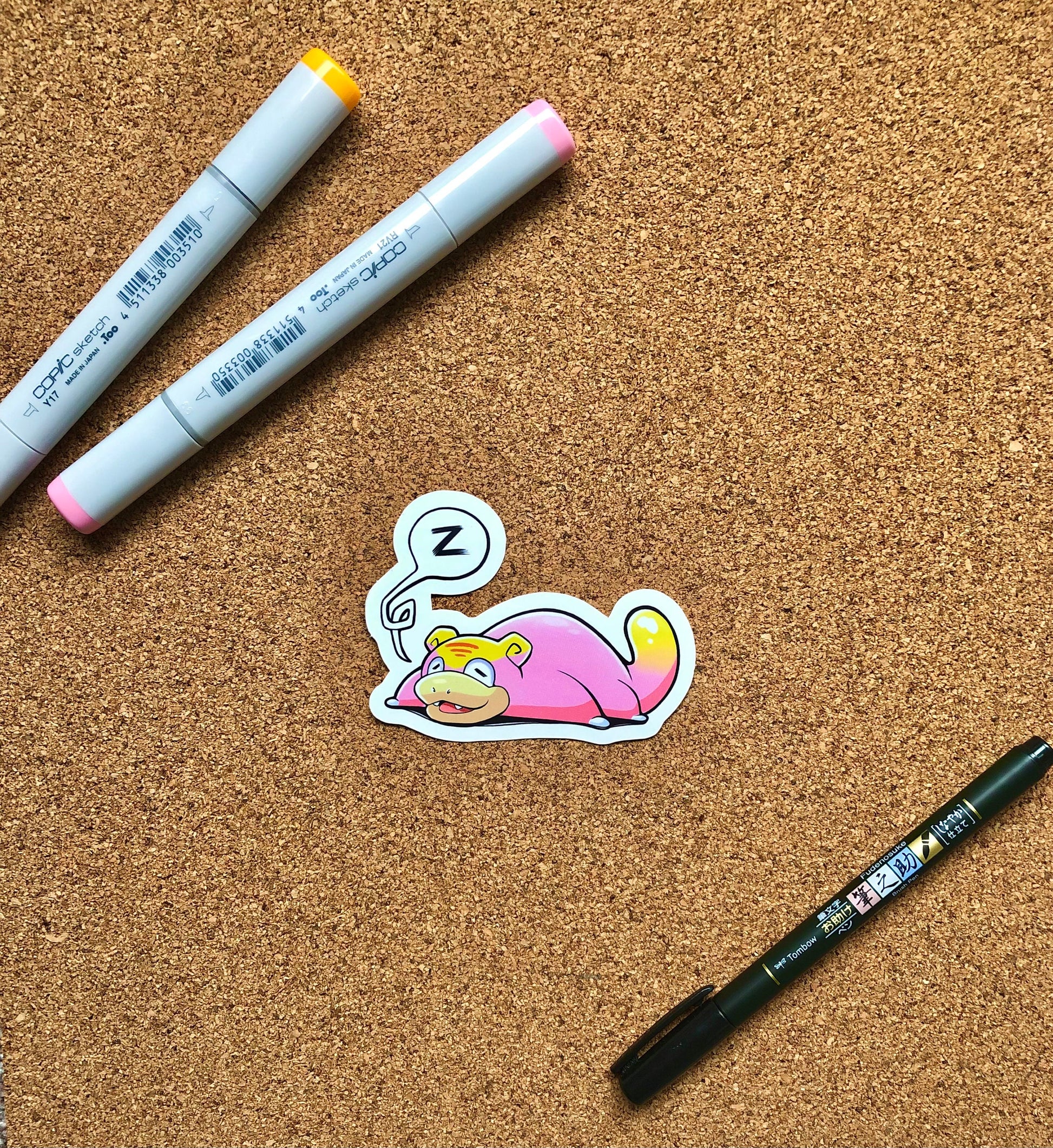 Sleeping Galarian Slowpoke | Cute Sticker