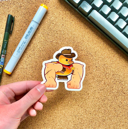 Duck Law Sticker | Cute Sticker