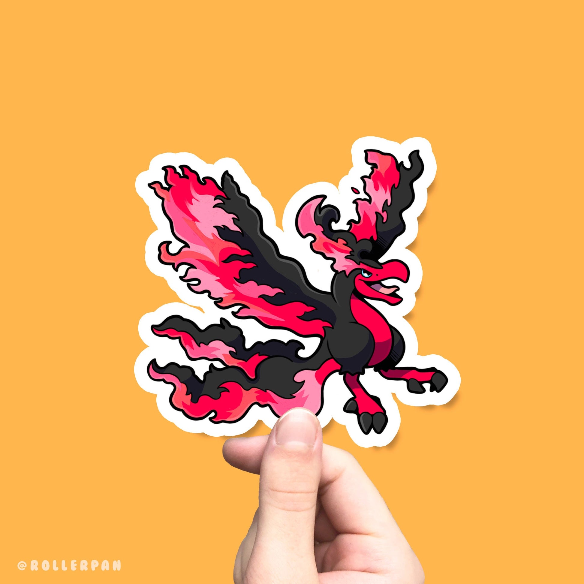 Galarian Moltres Sticker | Pokemon Sticker