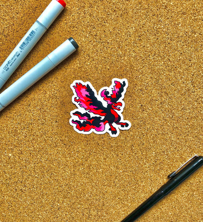 Galarian Moltres Sticker | Pokemon Sticker