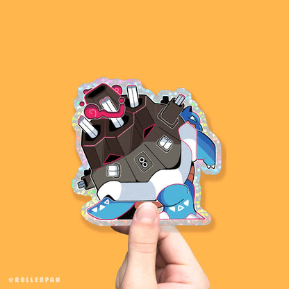 GIgantamax Blastoise Glitter Sticker I Pokemon Sticker