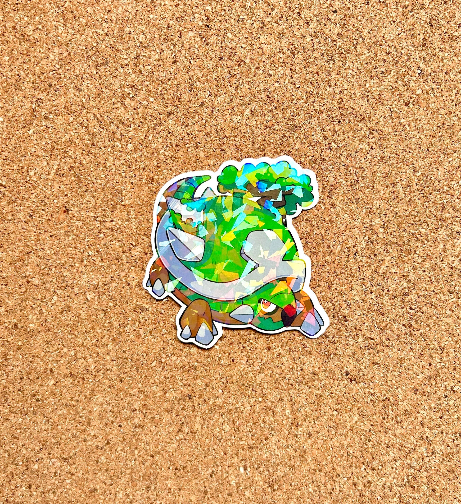 Torterra Sticker I Pokemon Holographic Sticker