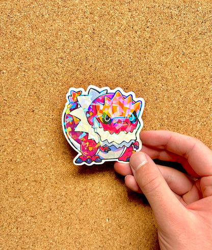 Tyrantrum Sticker I Pokemon Holographic Sticker