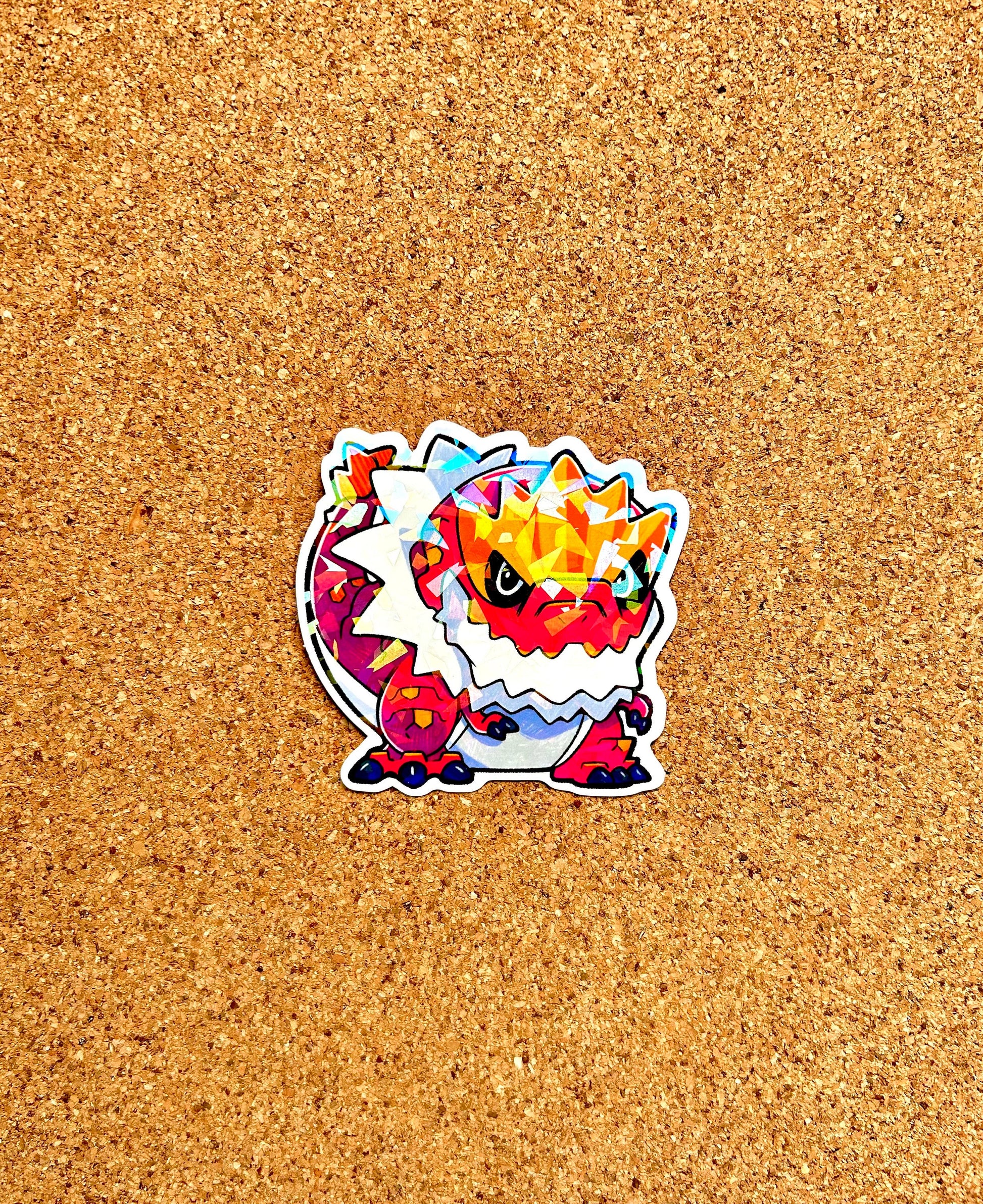 Tyrantrum Sticker I Pokemon Holographic Sticker