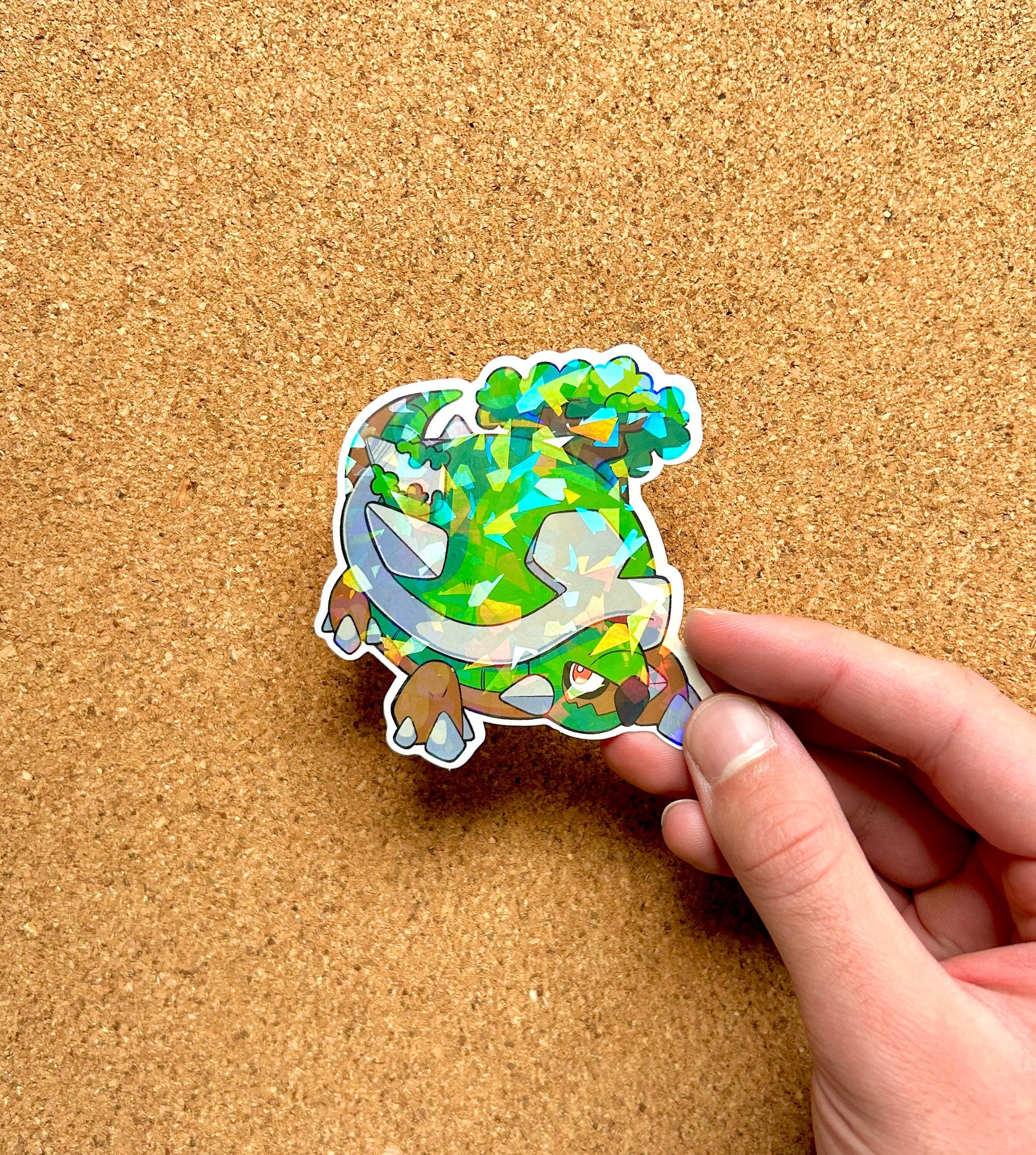 Torterra Sticker I Pokemon Holographic Sticker