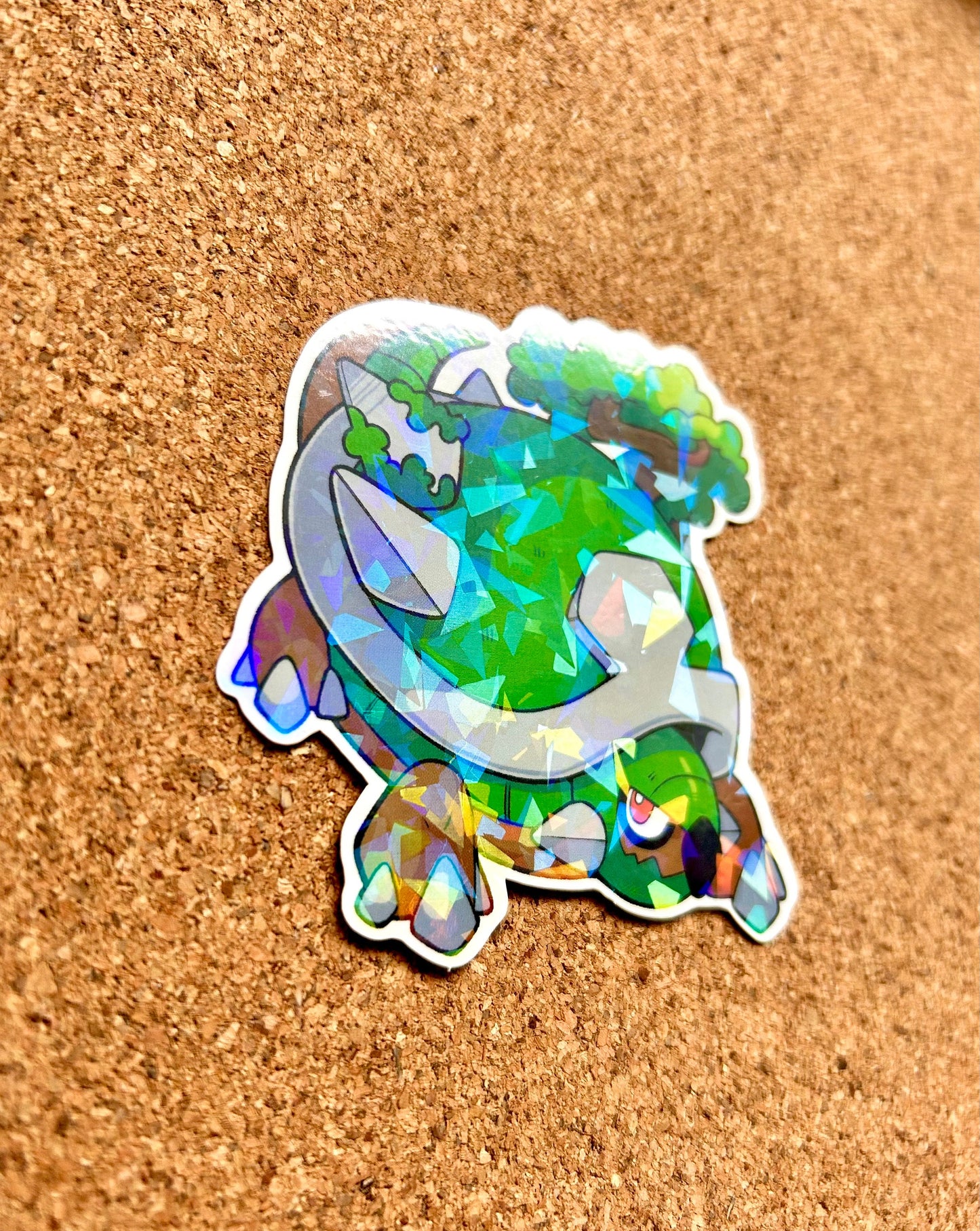 Torterra Sticker I Pokemon Holographic Sticker