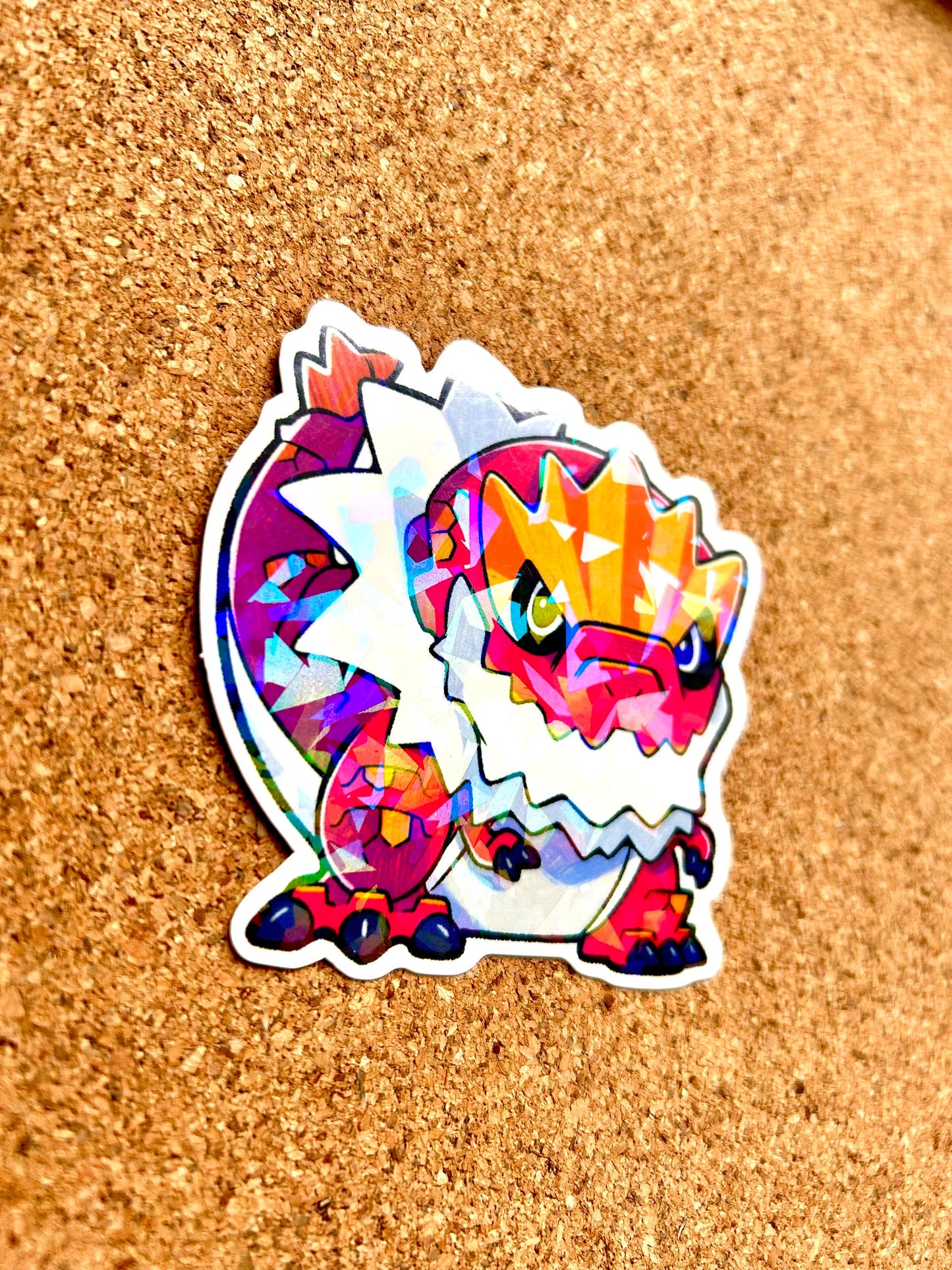 Tyrantrum Sticker I Pokemon Holographic Sticker